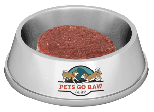 Raw Dog Food Bowl With Patties